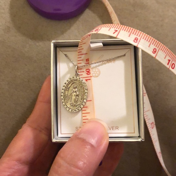 🙏🏼 Sterling silver Mother Mary Necklace by Guiliana - Picture 11 of 13